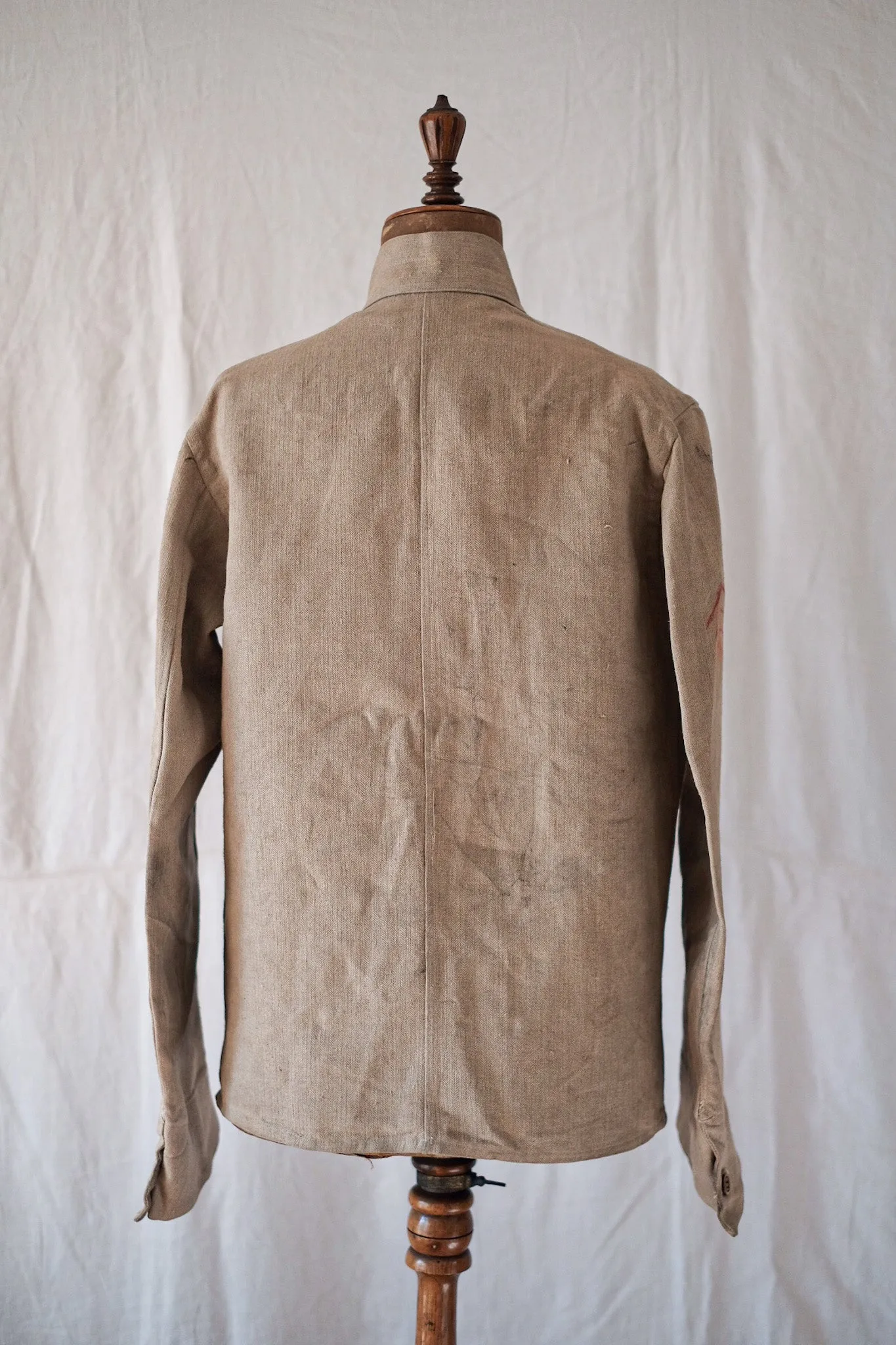 [~ 10's] Armée française WW1 Linn HBT Bourgeron Veste