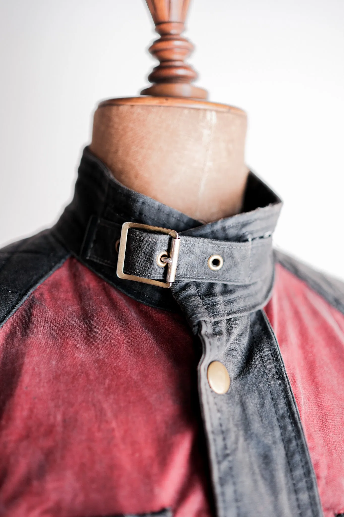 [~ 70's] Vintage Belstaff 2 Tone Red Waxed Veste «Trialmaster» «Commande personnalisée»