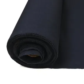 100% cachemire double face bleu marine au mètre