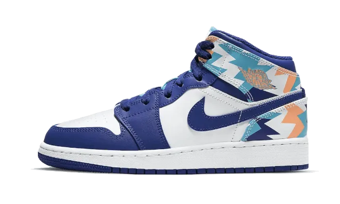 Air Jordan 1 Mid Geometric Print