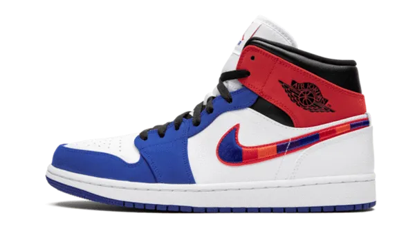 Air Jordan 1 Mid Multicolor Swoosh