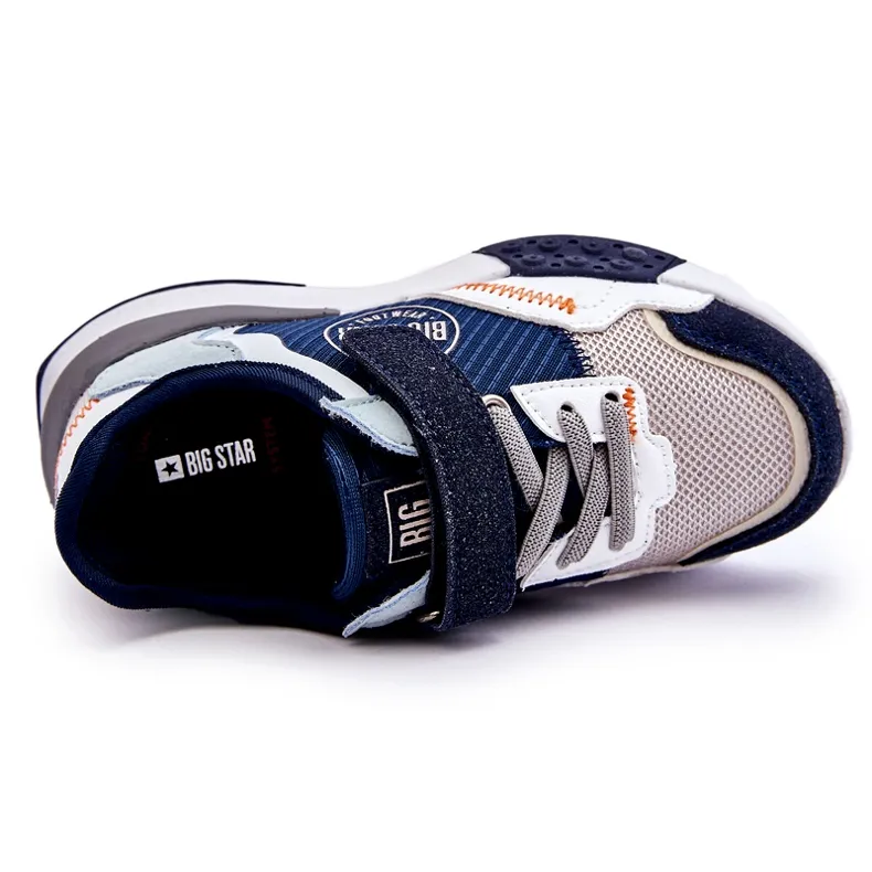Baskets Enfant Memory Foam System Big Star LL374225 Bleu marine
