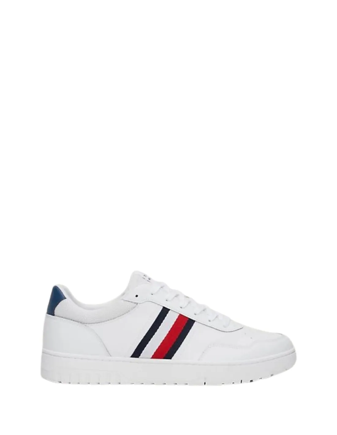 Baskets homme Tommy Hilfiger Ref 63281 YBS Blanc