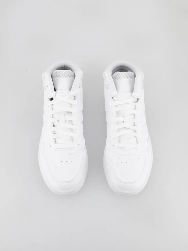 Baskets montantes hoops 3.0 blanc homme - Adidas | wimod
