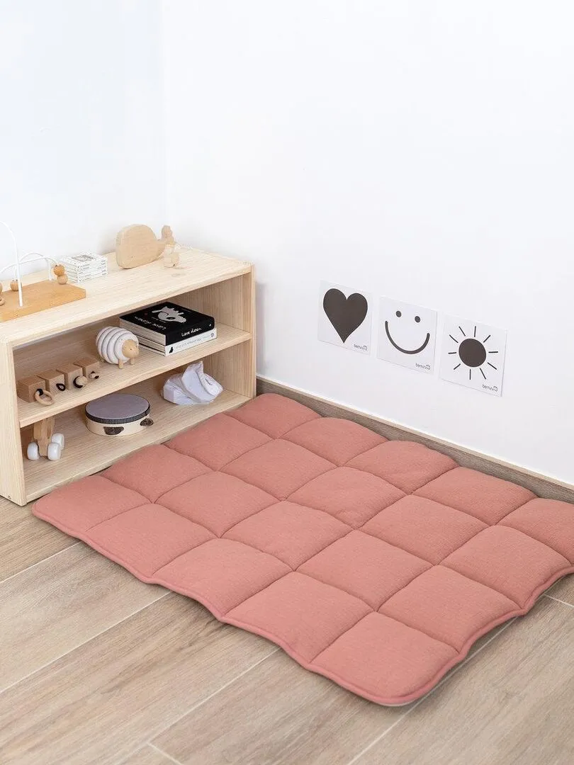 Bemini Tapis de parc et jeu Pady tetra jersey et jersey - Parme