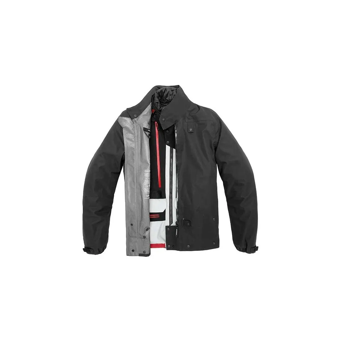 Blouson Spidi H2Out Allroad gris rouge
