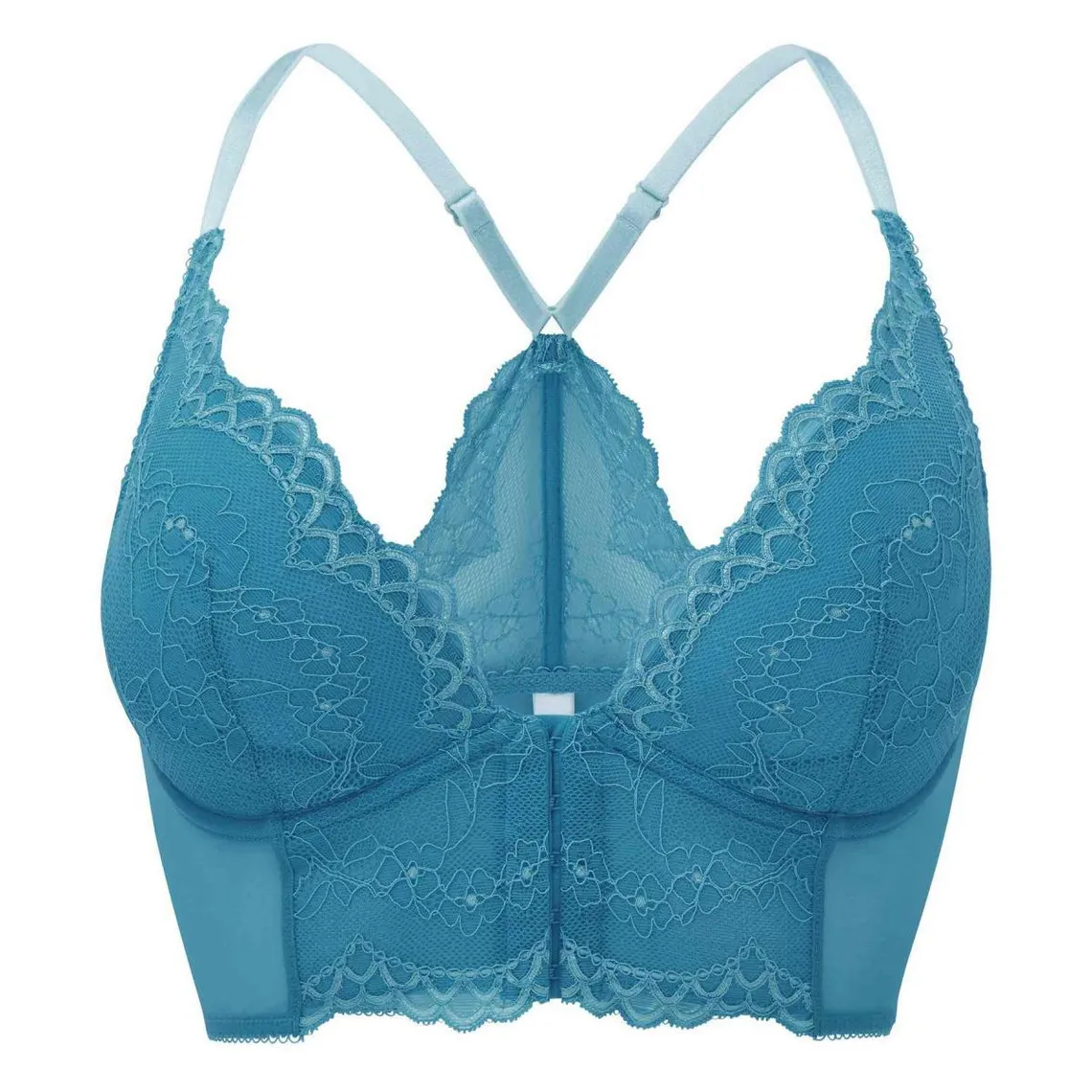 Bralette plongeante armatures - Bleue - Gossard  | 3 Suisses