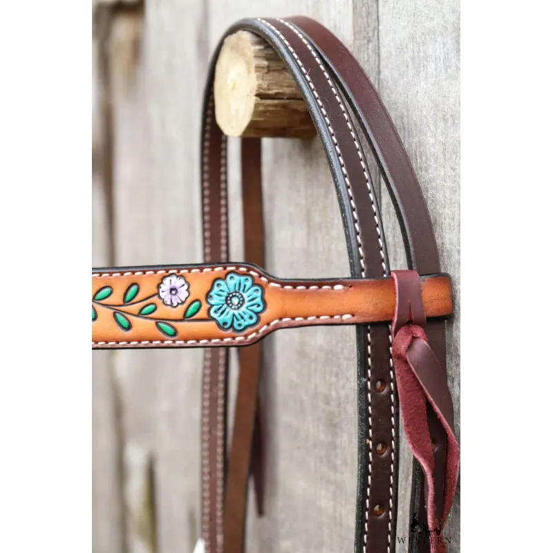 BRIDON WEAVER LEATHER FLORAL VINE