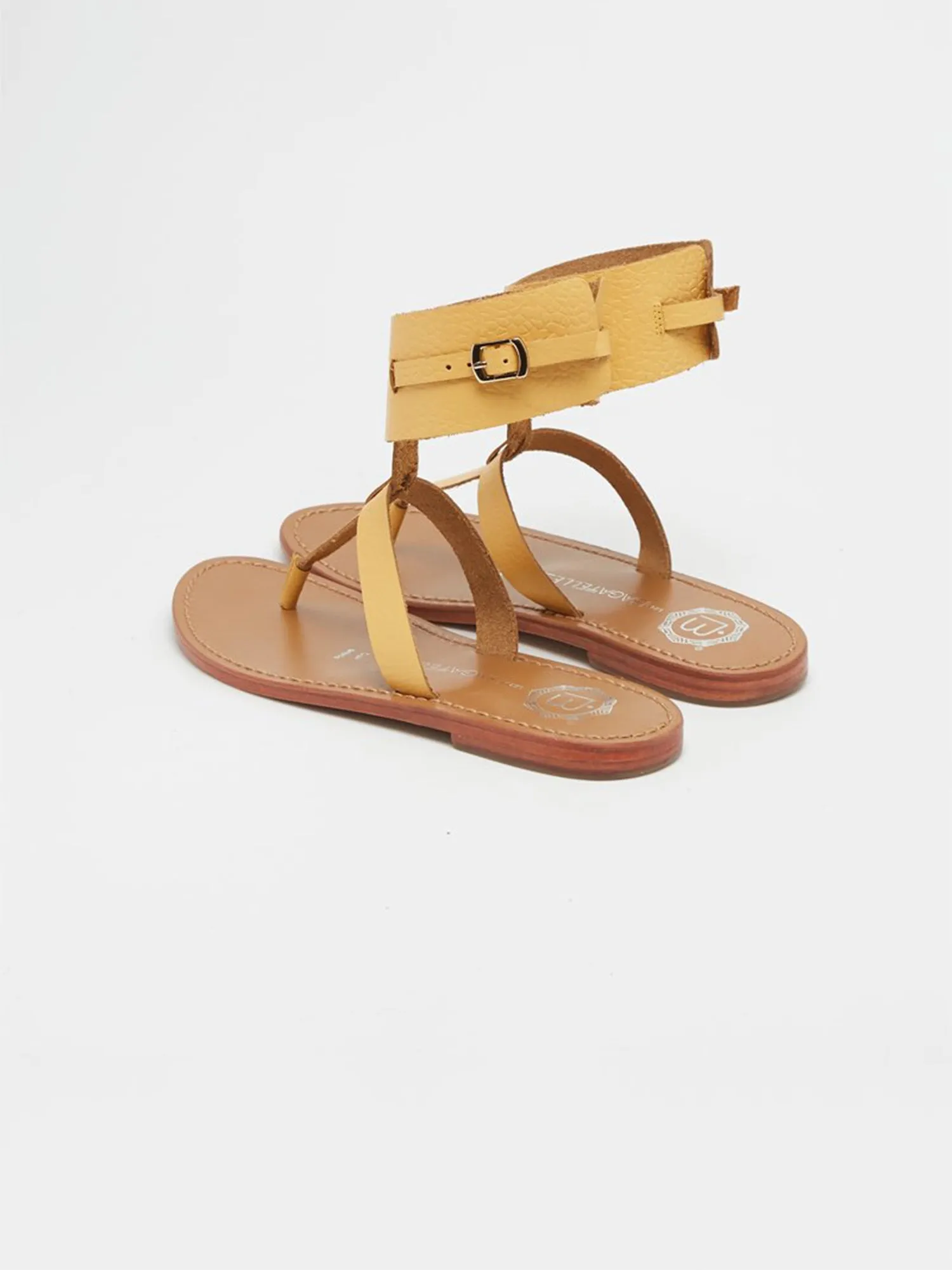BROOKLYN Sandale colorée en cuir