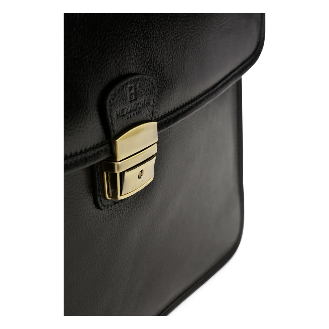 Cartable A4 Cuir REPUBLIQUE Noir Sloan | 3 Suisses