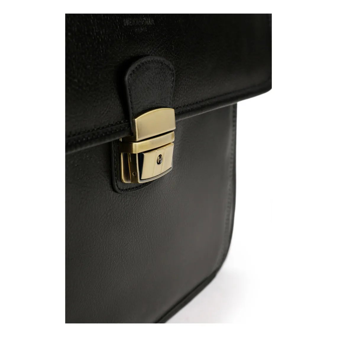 Cartable A4 Cuir REPUBLIQUE Noir Yas | 3 Suisses