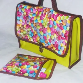 Cartable maternelle et son snack bag for kids - gourmandise - sac maternelle
