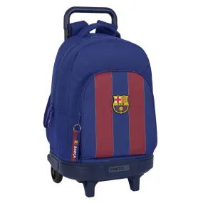 Cartable à roulettes F.C. Barcelona Rouge Bleu marine 33 X 45 X 22 cm