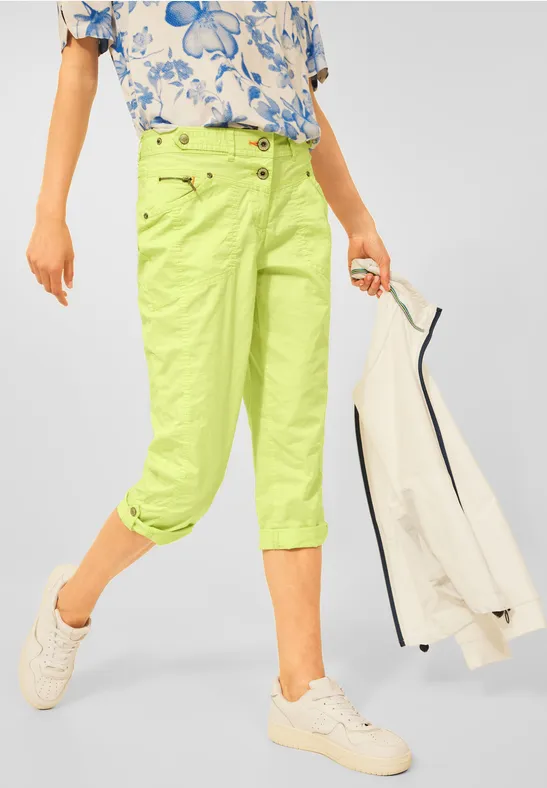 CECIL Pantalon casual fit Capri  - Style NEW YORK