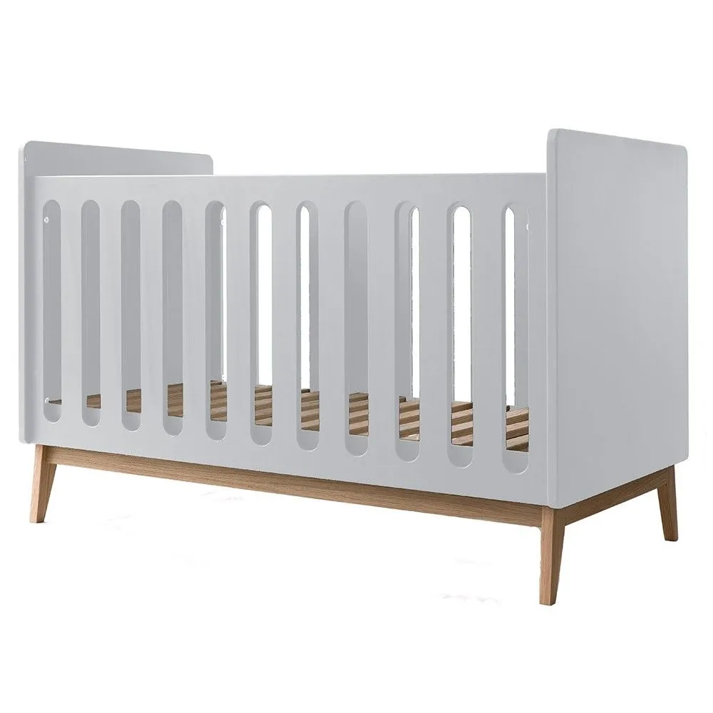 Chambre Pure White Trio avec lit bébé 70 x 140 cm