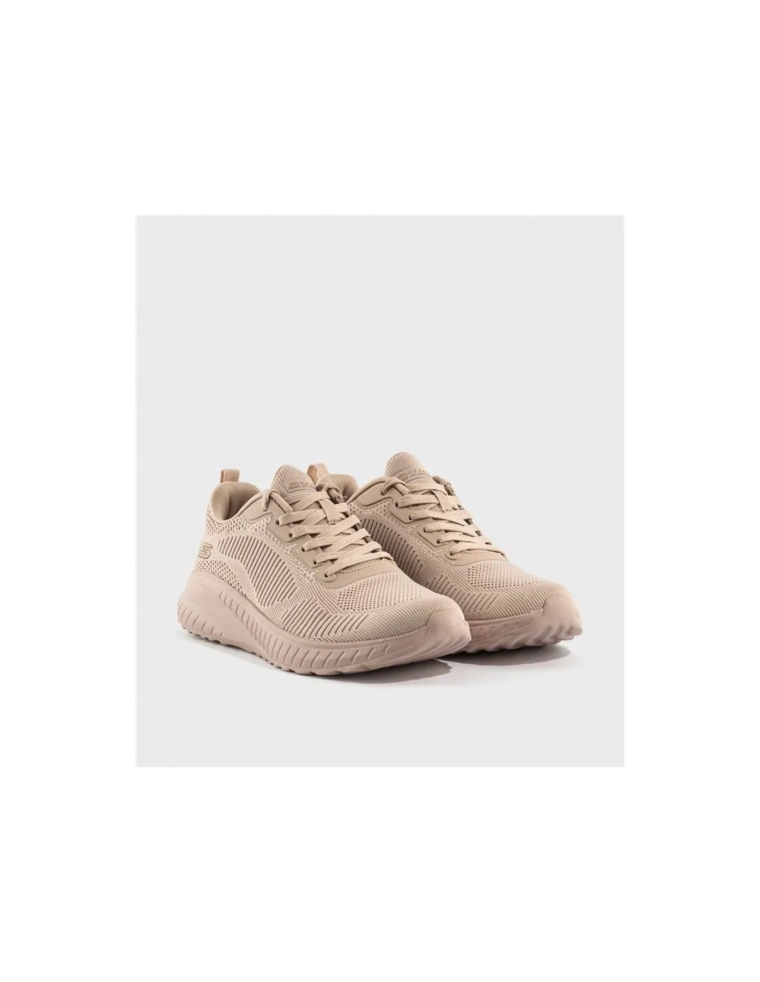 Chaussures Skechers Bobs Squad Chaos Face Off Women's Beige