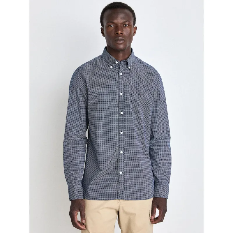 Chemise cut mc imprimé bleu homme - Teddy Smith | wimod