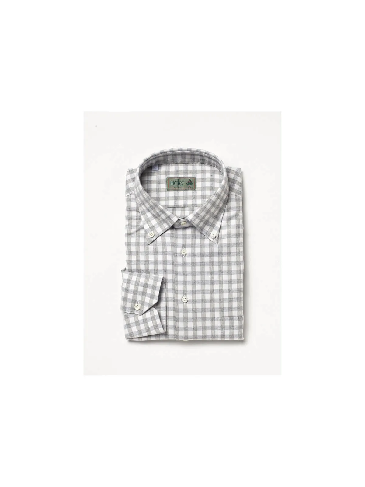 Chemise en coton gratté fabriquée à la main