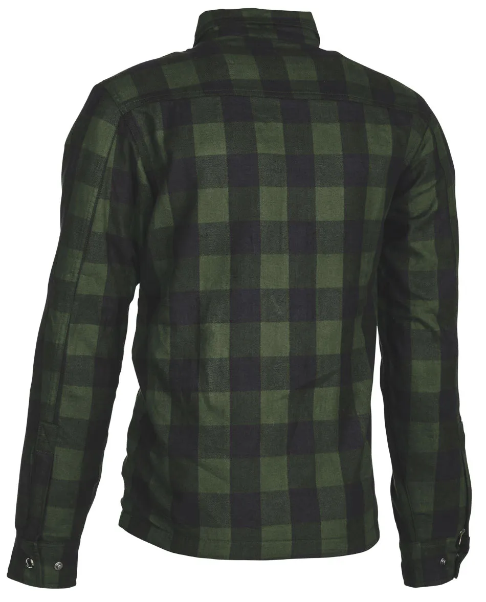 Chemise RST Lumberjack Vert, Chemise Moto Kevlar Homme