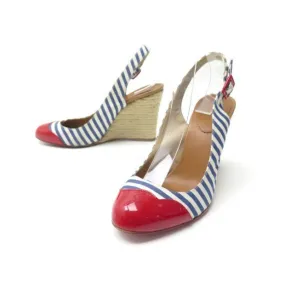 CHRISTIAN LOUBOUTIN ESCARPINS chus espadrilles talons compenses a talons compensés