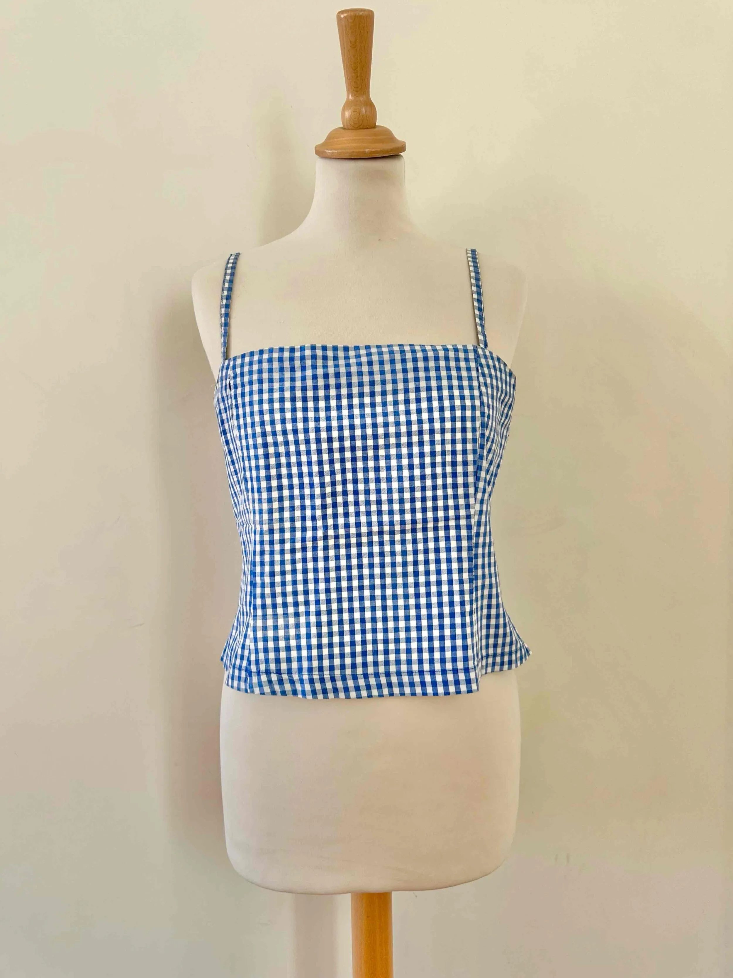 Crop top vichy