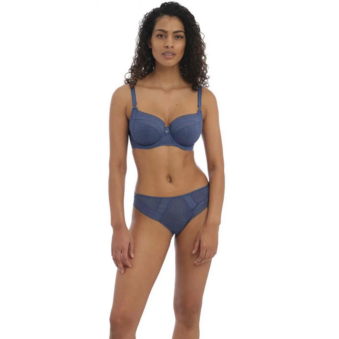 Culotte brésilienne - Bleue Freya en nylon | 3 Suisses