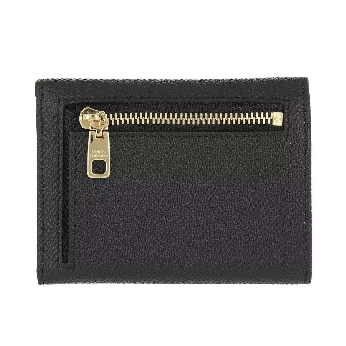 Dolce&Gabbana Dauphine Black | Portefeuille à rabat