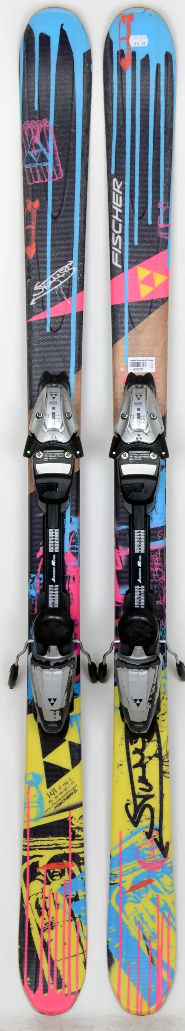 Fischer STUNNER Black - skis d'occasion Junior