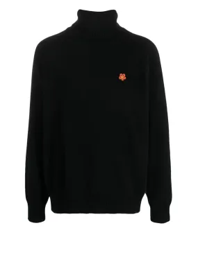Jersey Kenzo Boke Flower de Cuello Vuelto Negro Hombre