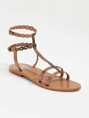 JESSAMINE Sandale brillante en cuir