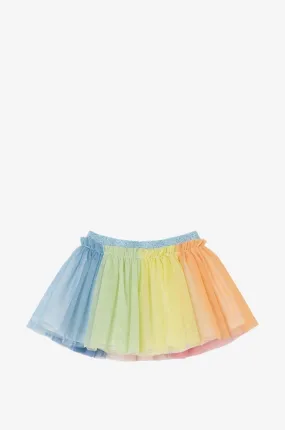 Jupe bébé en tulle Rainbow