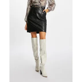 Jupe city droite simili cuir | 3 Suisses