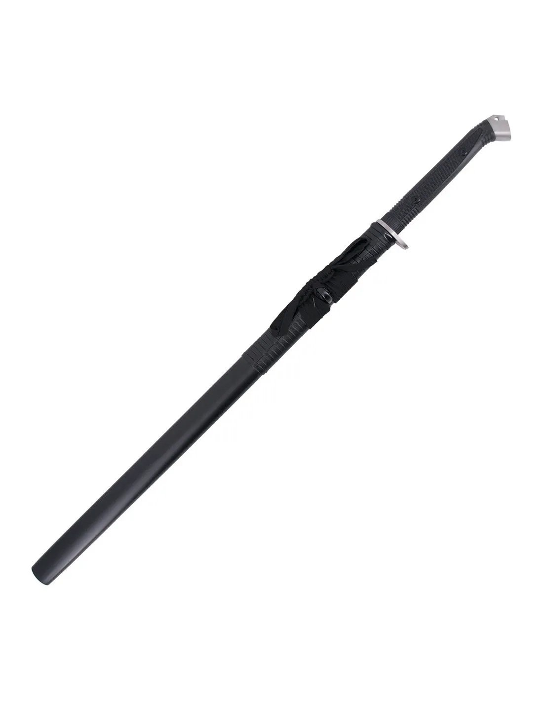 Katana pratique de base avec fourreau à cordes noires ⚔️ Boutique Épées