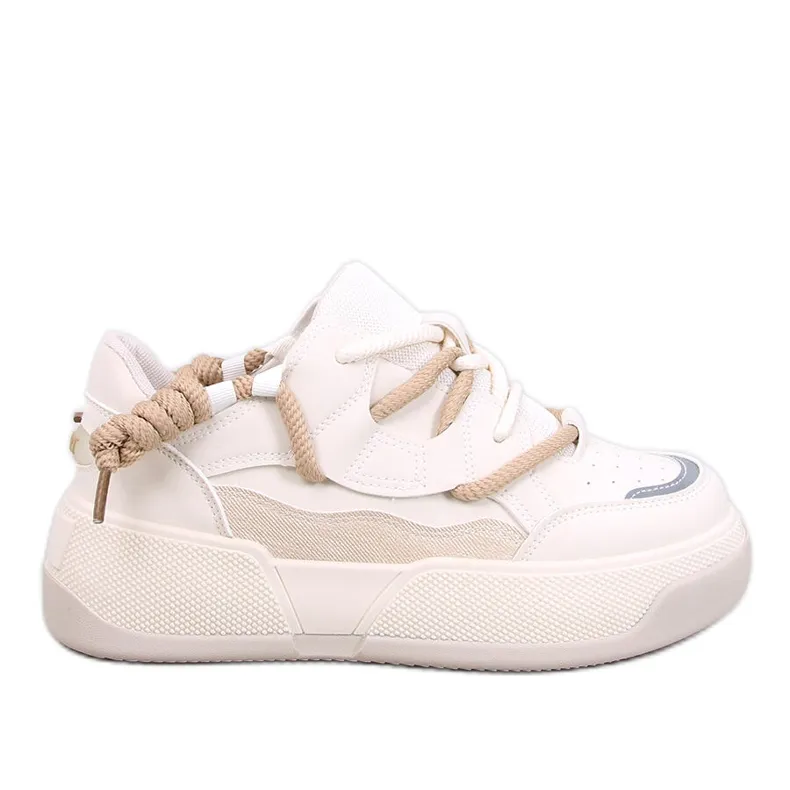 Kennar Baskets femme beiges