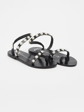 LEXINGTON Sandale neutre en cuir