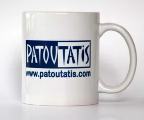 Lot de 50 Mugs blancs personnalisés avec le logo de votre entreprise club association 