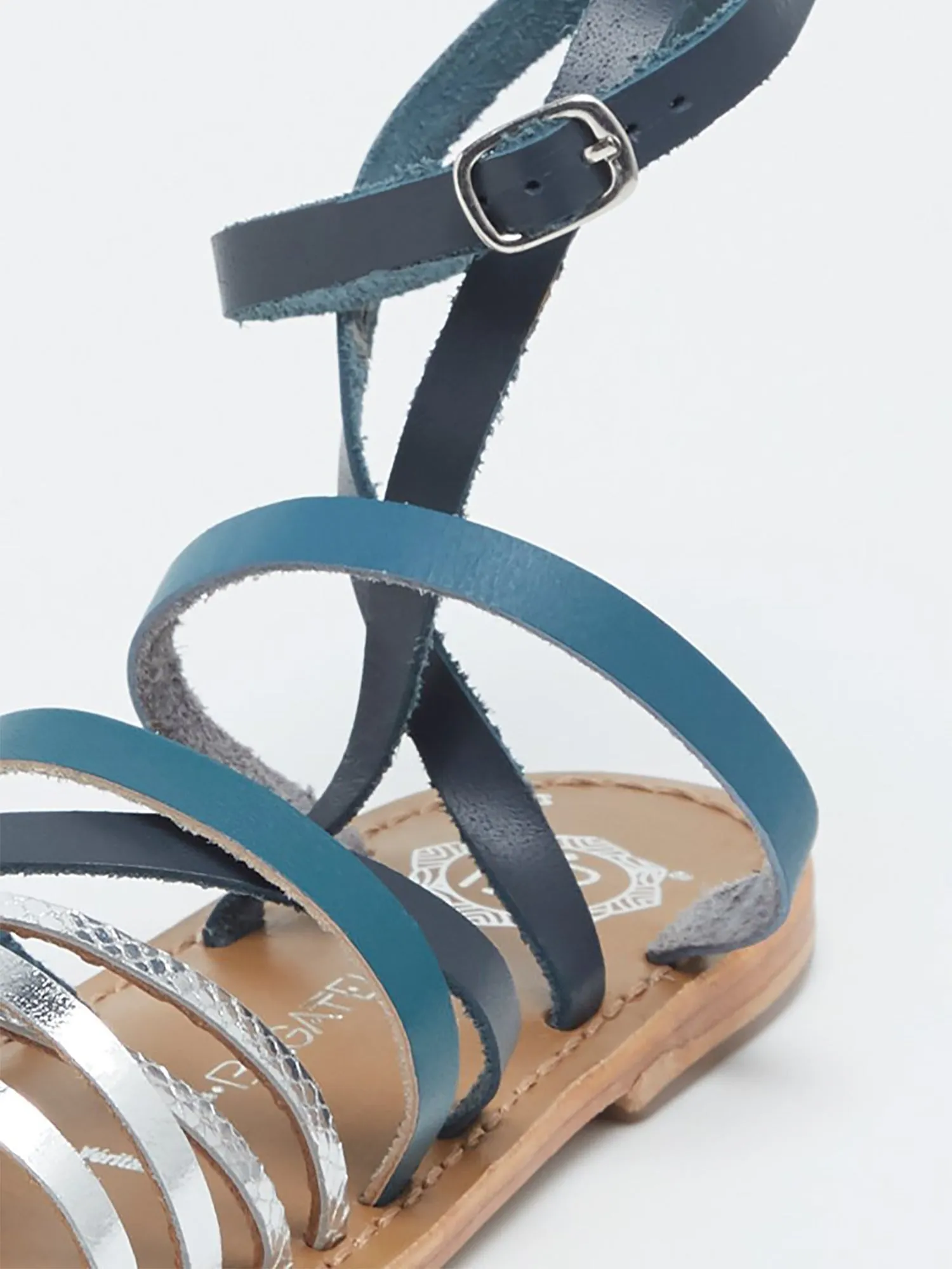 MAYO Sandale brillante en cuir