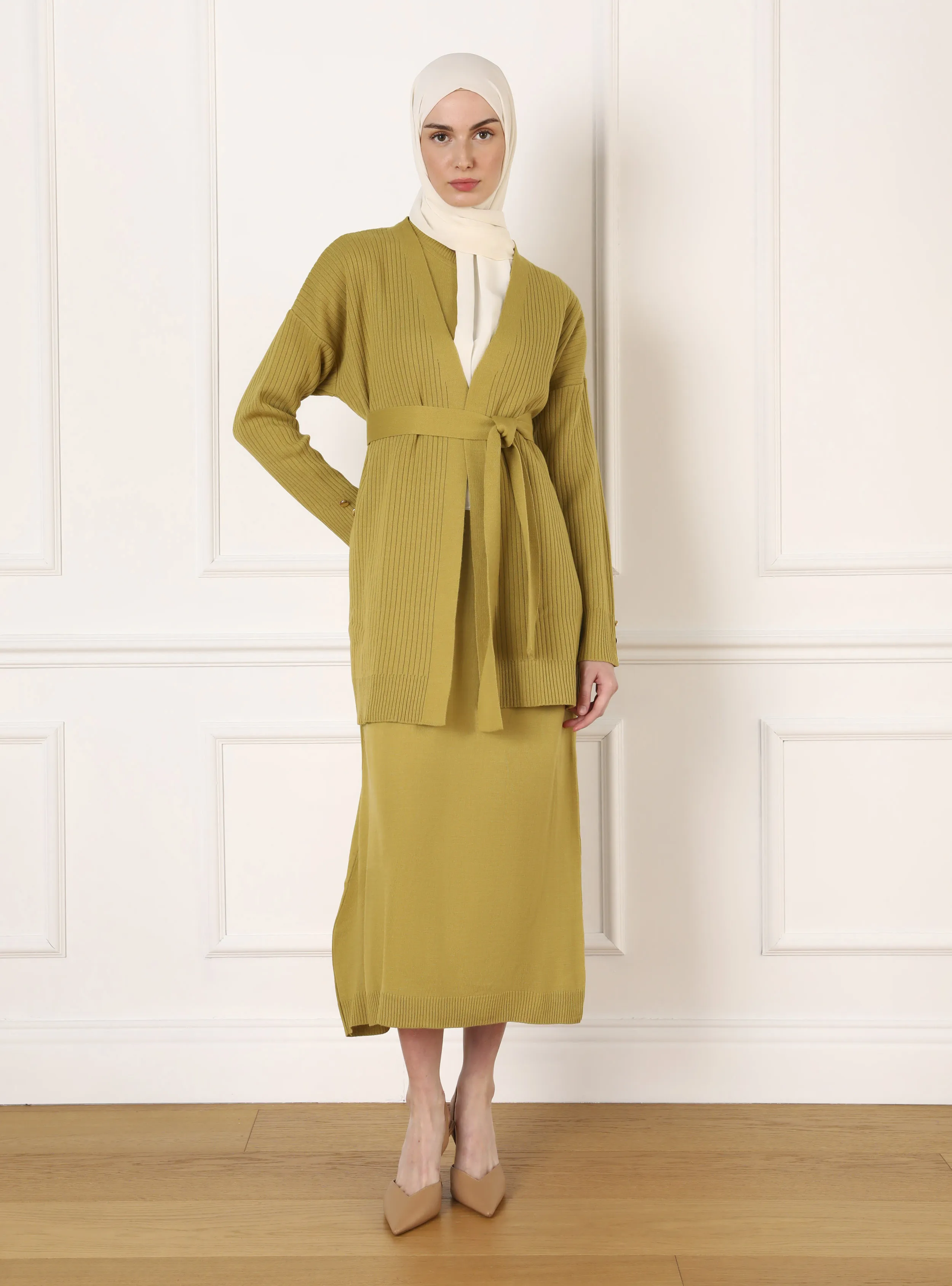Olive Green - Knit Suits