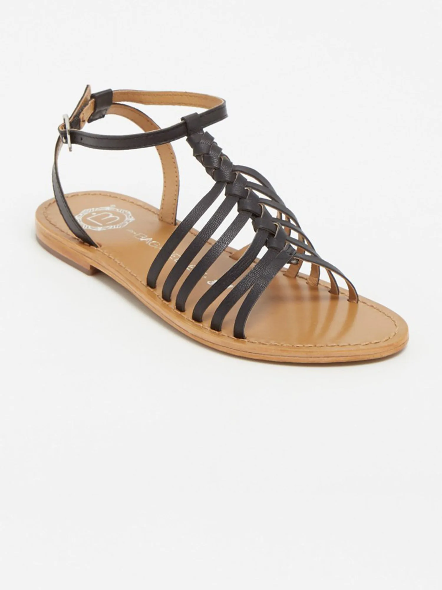 PANAMA Sandale neutre en cuir