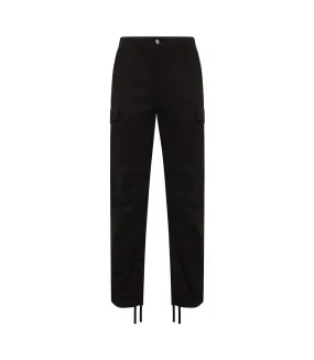 Pantalon cargo adulte noir Front Row