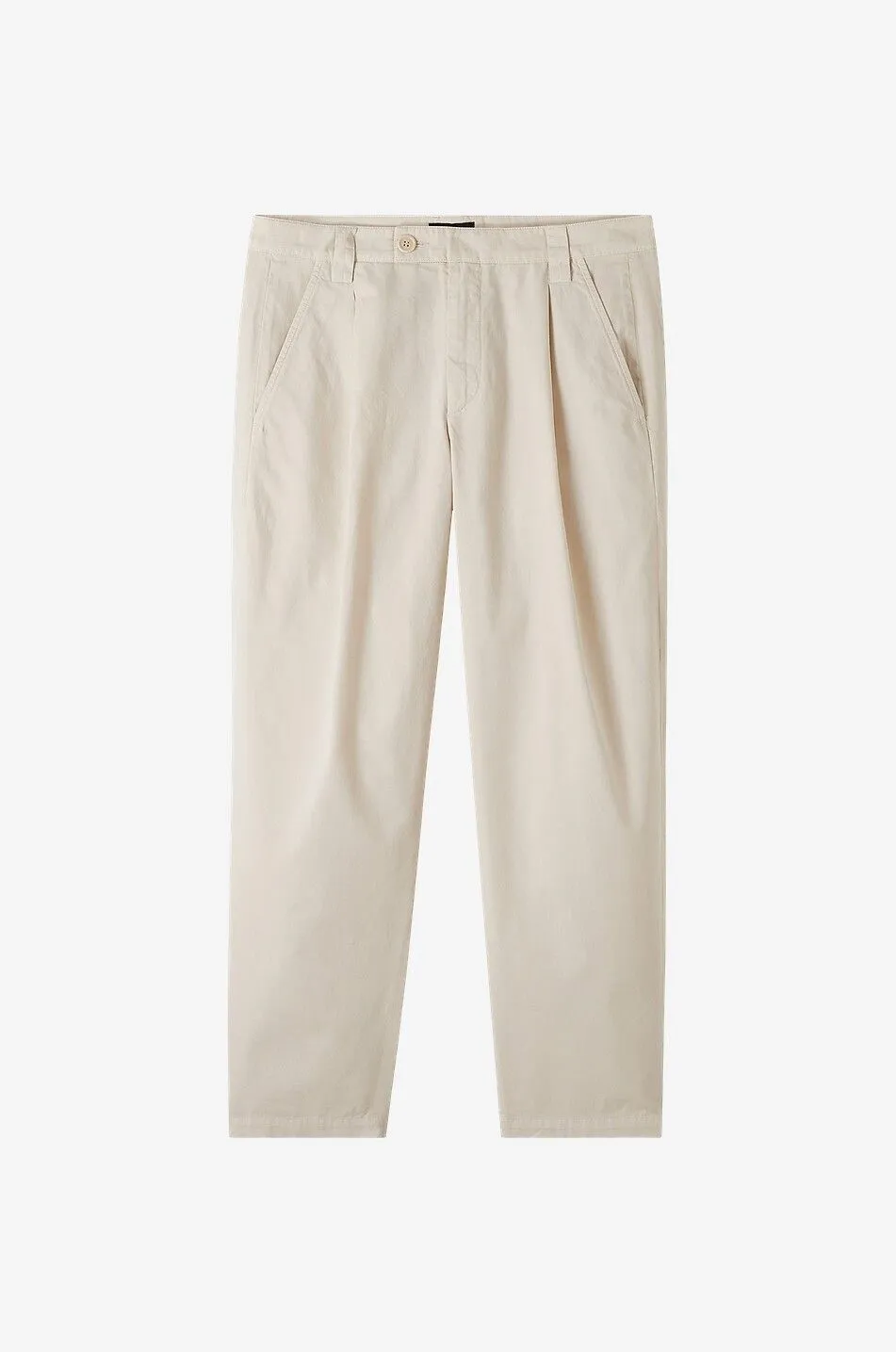 Pantalon chino raccourci à pinces Renato