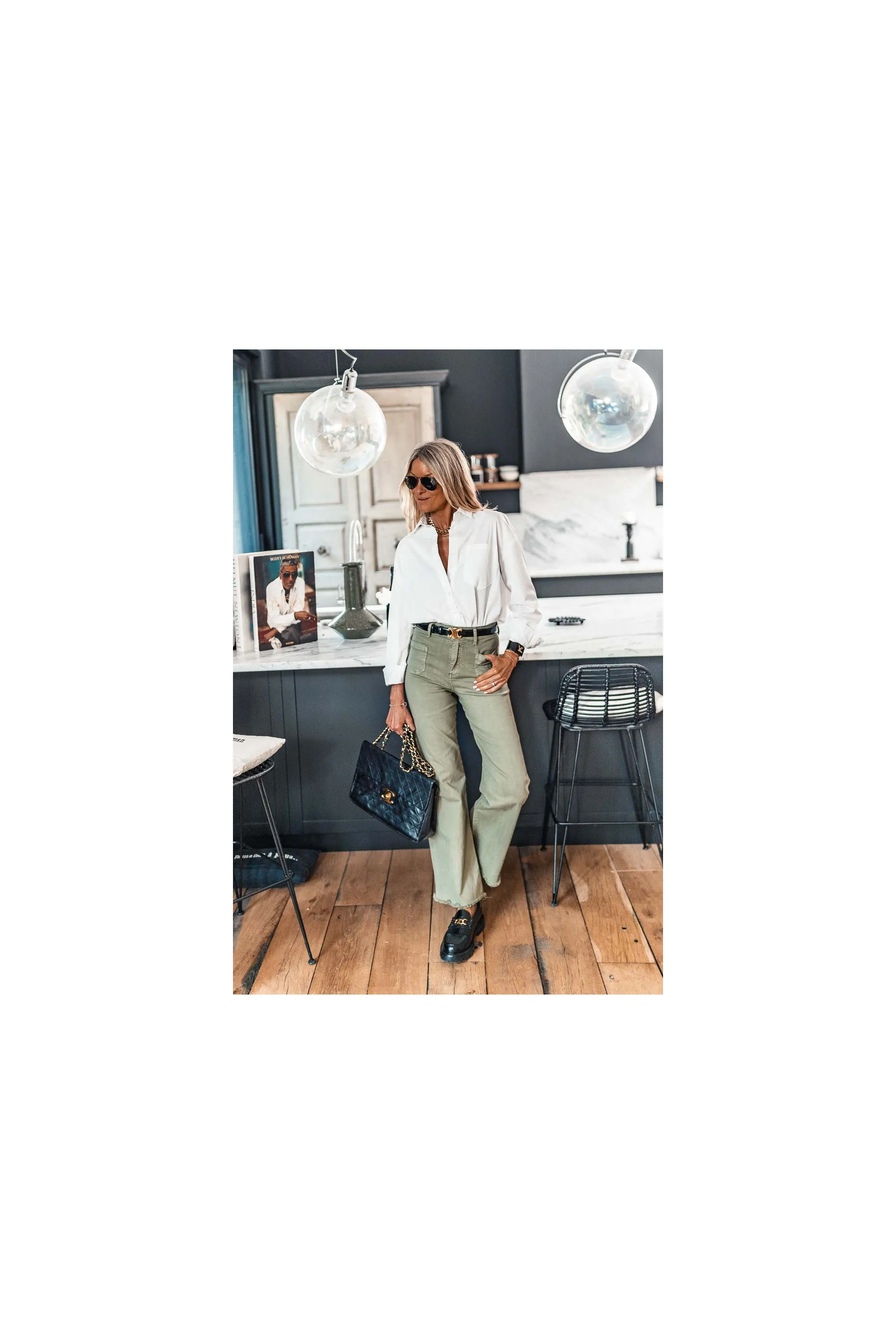 Pantalon Grungemama Maurine kaki