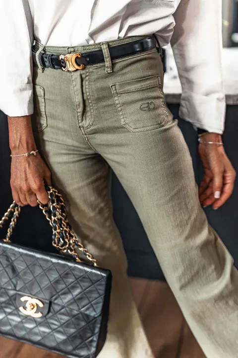 Pantalon Grungemama Maurine kaki