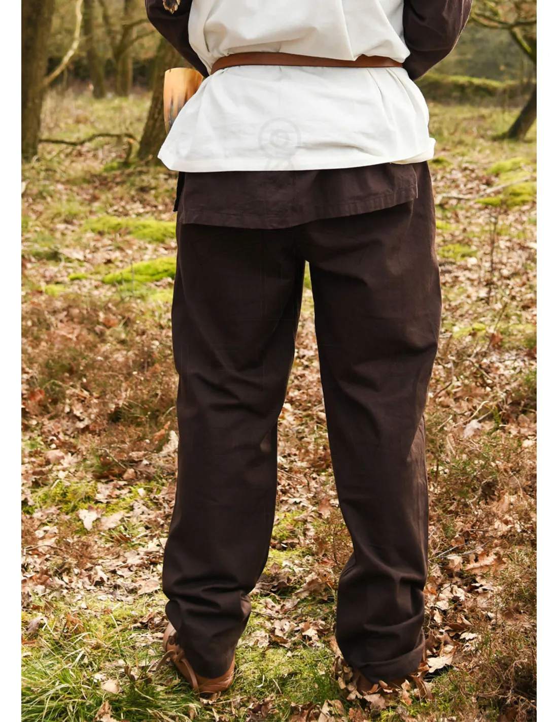Pantalon médiéval Hagen, marron ⚔️ Boutique Épées