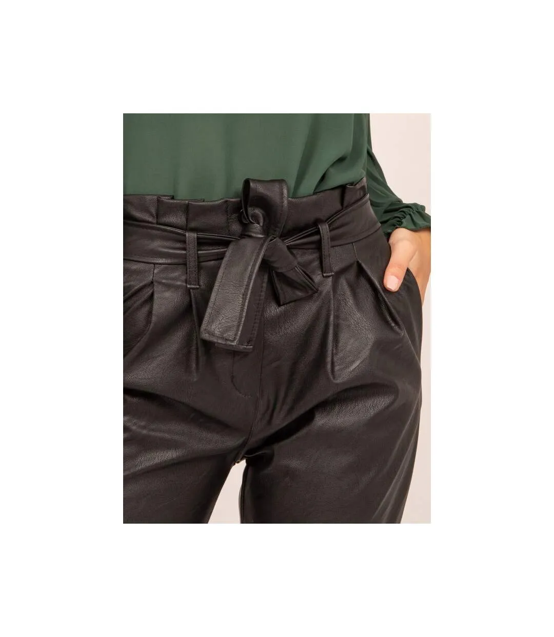 Pantalon similicuir EVINA - Dona X Lisa