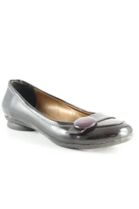 Pierre Cardin Ballerine en pointe brun foncé style décontracté