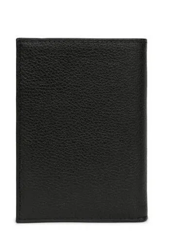 Portefeuille européen cuir vachette noir