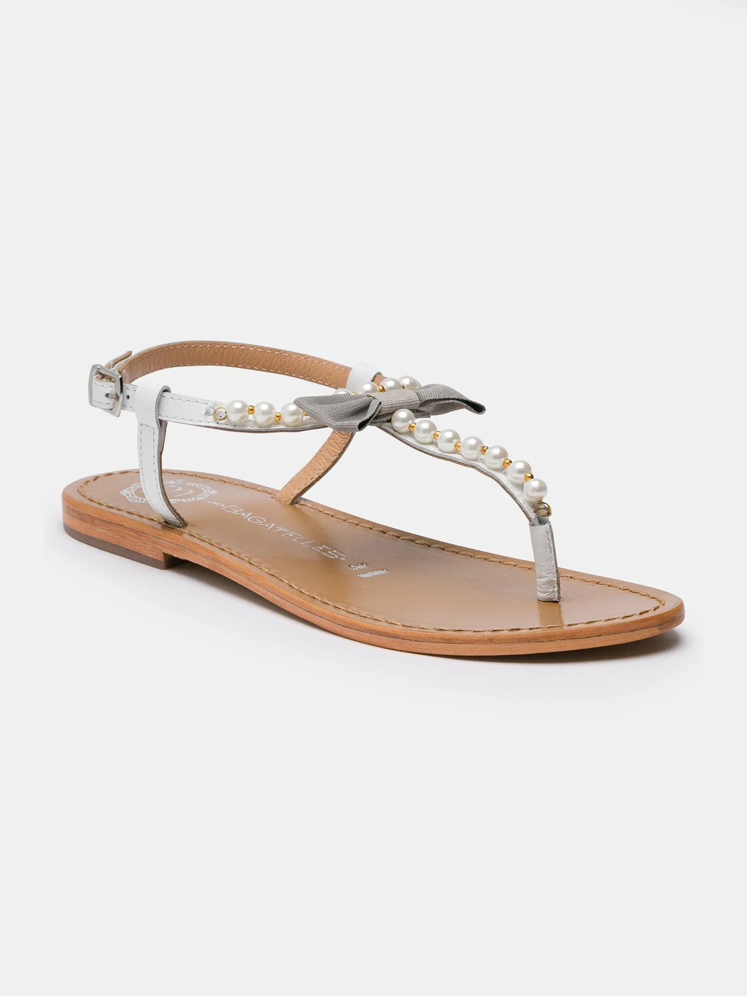 PRIMERA Sandale poudrée en cuir