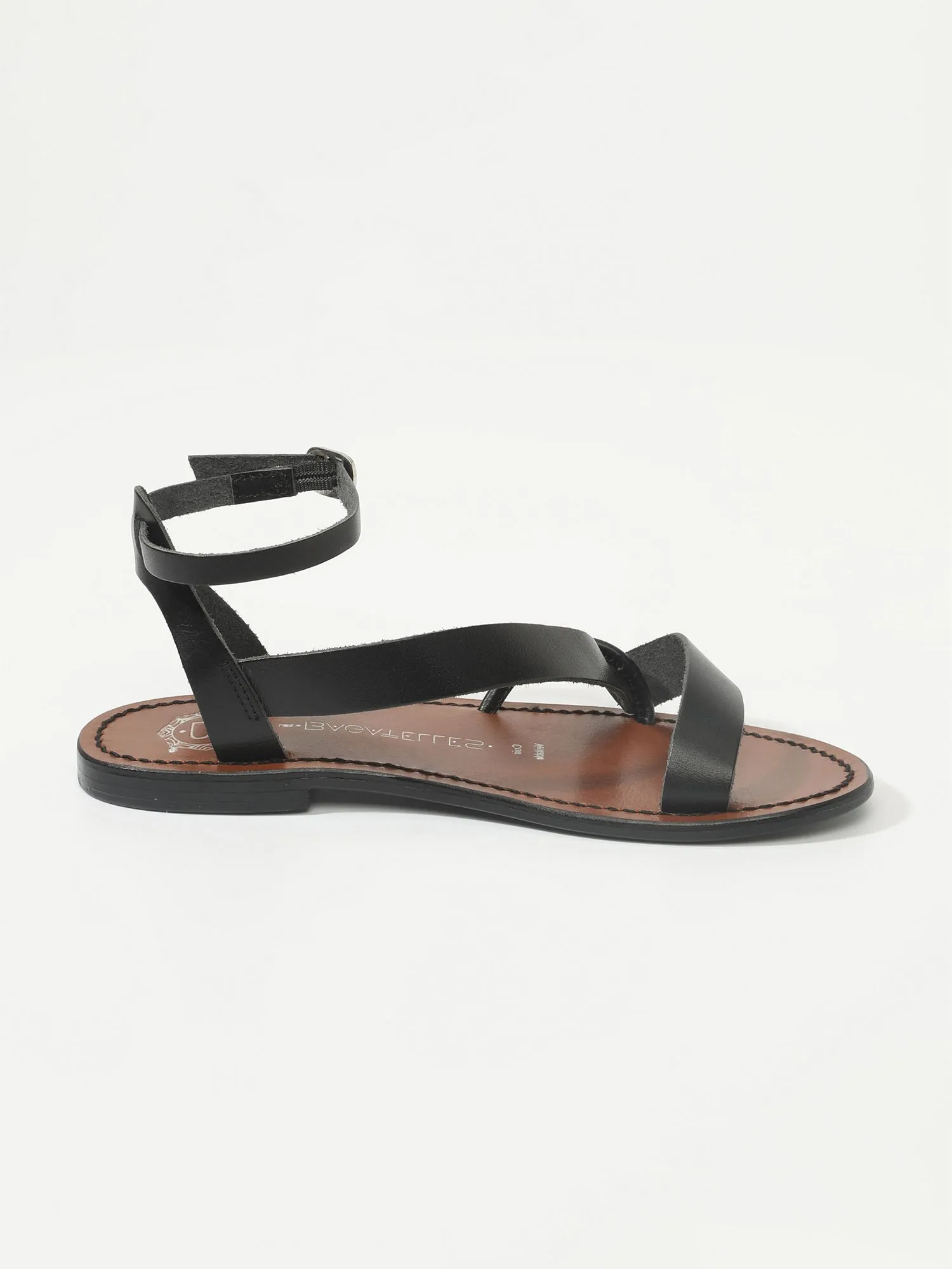 PUSHPA Sandale neutre en cuir