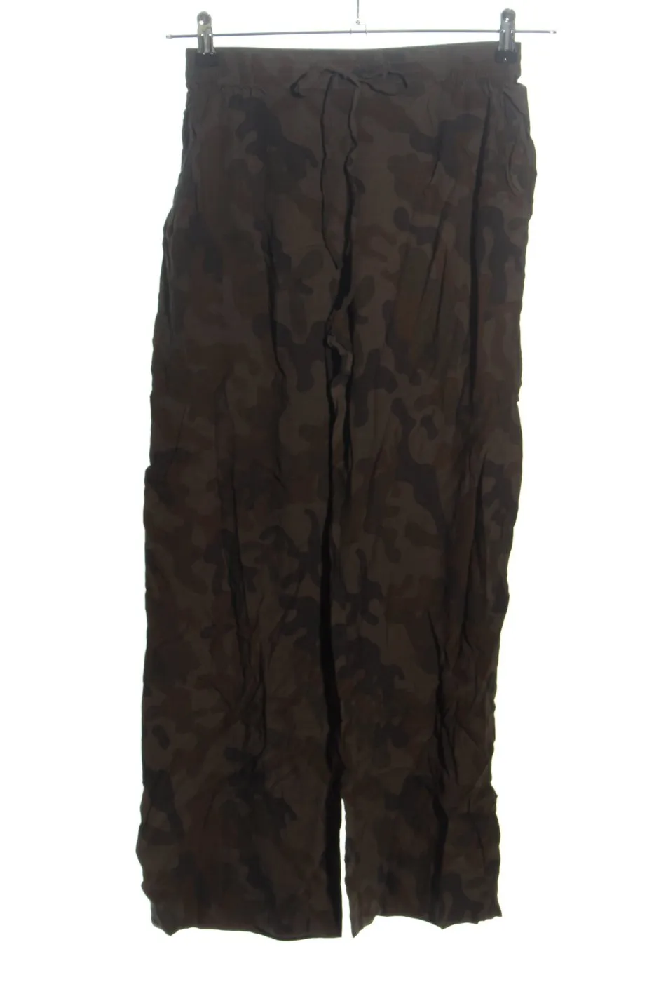 rabens saloner Pantalon en jersey brun-bronze motif de camouflage